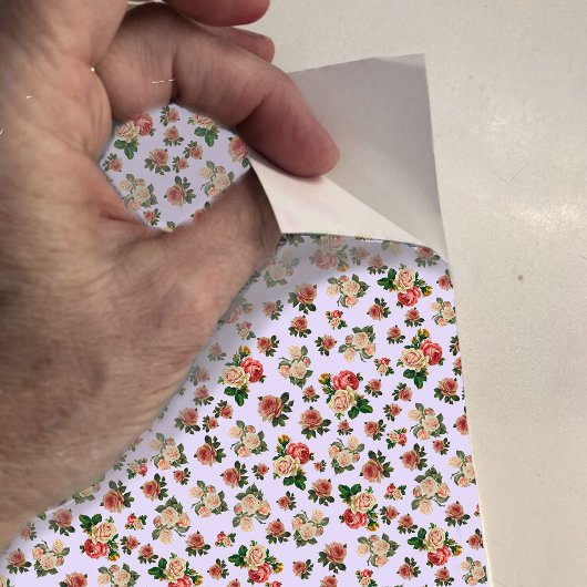 ドールハウス壁紙スモールスケールミニバラ シール