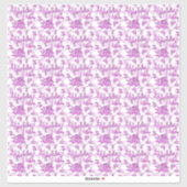 ドールハウス壁紙ミニピンクトール シール (シート)