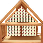 ドールハウス壁紙小規模ストライプバラ シール