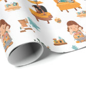 ドールハウス ラッピングペーパー (ロールコーナー)