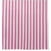 ドールピンクストライプの色 | ピンクストライプ色 シャワーカーテン (正面)