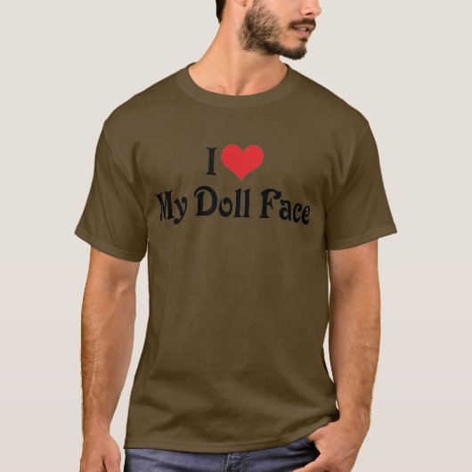 ドールフェイス大好き Tシャツ (正面)
