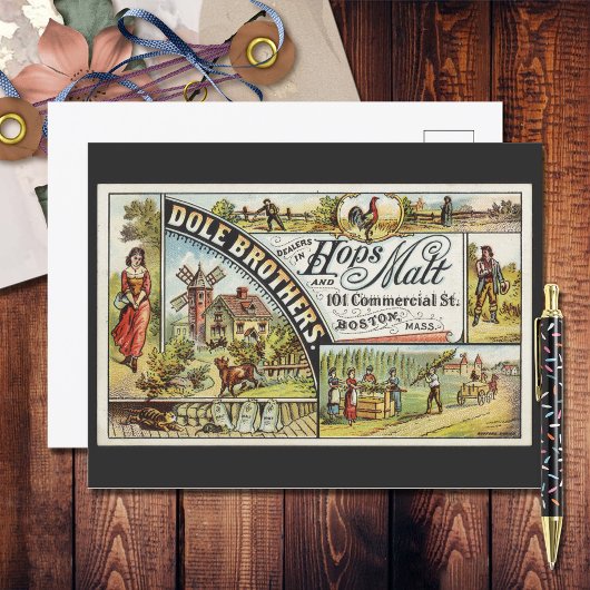 ドールブラザーズADホップ&モルトエフェメラル ポストカード