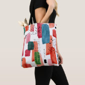 ドールブラシ：オレンジブルー トートバッグ (クローズアップ)