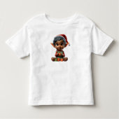 ドールベビークリスマス小妖精や小人トドラーズティー トドラーTシャツ (正面)