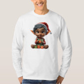 ドールベビークリスマス小妖精や小人メンズティー Tシャツ (正面)