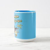 ドールホイップとポリネシアの旅行コーヒーマグ ツートーンマグカップ (中央)