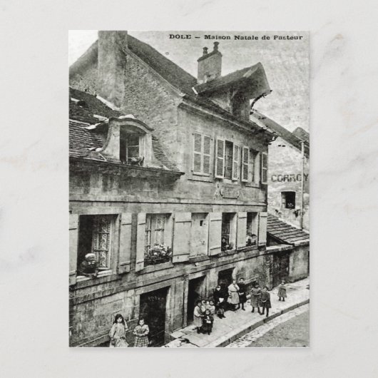 ドールメゾンナターレデルイパスツールヴィンテージポスト ポストカード (正面)