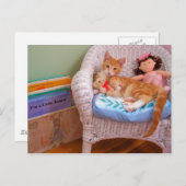 ドール子猫コール ポストカード (正面/裏面)