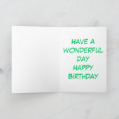 ドーロシアのルハッピー5th誕生日 カード (内部)