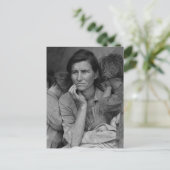 ドーロテアランゲの移民マザーフローレンス・トンプソン ポストカード (スタンド正面)