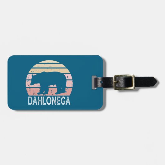 ドーロネガグルジアレトロベア ラゲッジタグ (正面横)