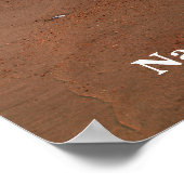 ドーンシースケープアットナグスヘッドビーチ ポスター (角)