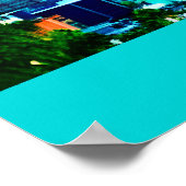 ドーンスカイプリント下のシアトルの旅行ポスター ポスター (角)