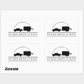 ドーンステッカーでドライブ 長方形シール (シート)