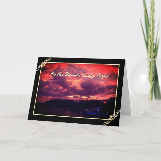 ドーンズアーリーライト誕生日グリーティングカード カード (正面)