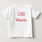 ドーンタシーCHD認識度ベビーT ベビーTシャツ (裏面)