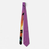 ドーンネックタイの恐竜 ネクタイ (裏面)