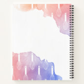 ドーンパレットウォーターカラーバルーンウイスキーレシピ ノートブック (裏面)