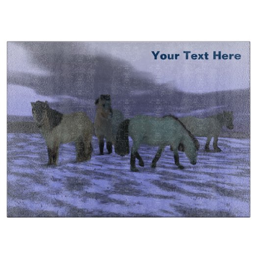 ドーンホース – Yakutia カッティングボード (正面)