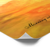 ドーンリングや輪カスタムエミリーディキンソン引用文ポスター ポスター (角)