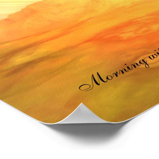 ドーンリングや輪カスタムエミリーディキンソン引用文ポスター ポスター (角)