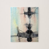 ドーン・キンダーダイク・ホランド絵画の風車 ジグソーパズル (縦)