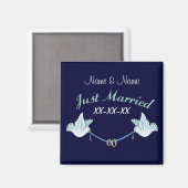 ドーヴたった今結婚しました マグネット (正面/裏面)
