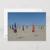 ドーヴィル・パラソル ポストカード (正面/裏面)