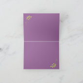 ドーヴオブピースこうもりバー（ユダヤ教の）バル・ミツバーサンキューカード サンキューカード (内部)