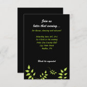 ドーヴオブピースバーバルミツワーパーティーカード 招待状 (正面/裏面)