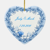 ドーヴカスタムハートオーナメント セラミックオーナメント (裏面)