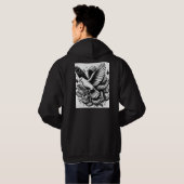 ドーヴズ解放フード付きスウェットシャツ パーカ (裏面フル)