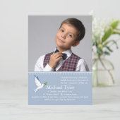 ドーヴブルー宗教写真招待状 招待状 (スタンド正面)