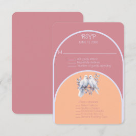 ドーヴリングや輪ピーチファズダスティピンクラベンダーアーチ