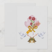 ドーヴ&ベルズフラットホリデーカード シーズンカード (正面/裏面)