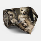 ドー不気味ルレトロ80sホラースタイル ネクタイ (ロール)