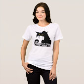 ドー与えアドバイス怒猫引用文 トライブレンドTシャツ (正面全面)