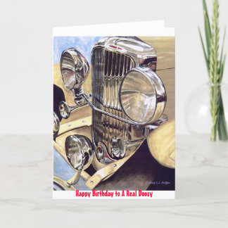 「ドー実在ジ」バースデーカード カード