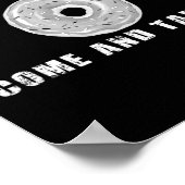 ドー来ンドーナおもしろいージョーク ポスター (角)