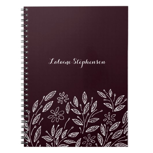 ドー葉ドルの花 ノートブック (正面)