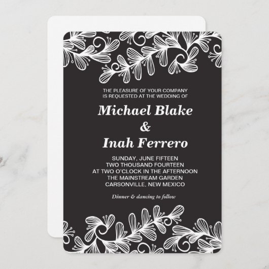 ドー葉ル 招待状 (正面/裏面)