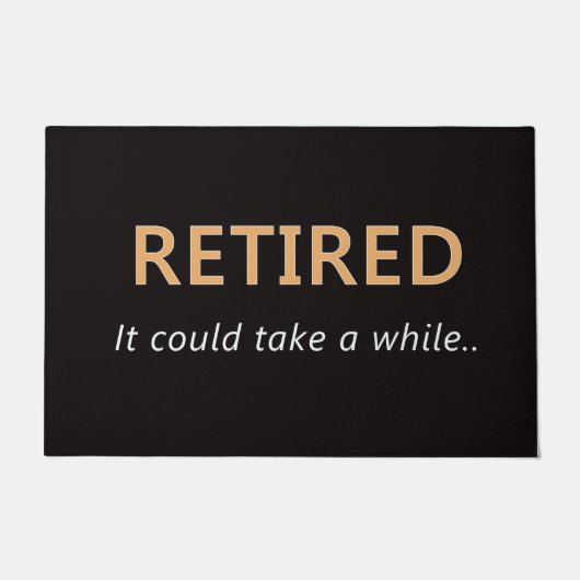 ドー退職したマット ドアマット (正面)