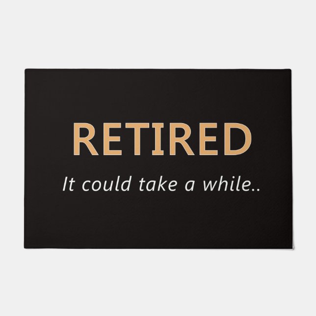 ドー退職したマット ドアマット (正面)