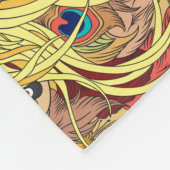 ド中国のラゴンとフェニックスのフリースブランケット フリースブランケット (角)