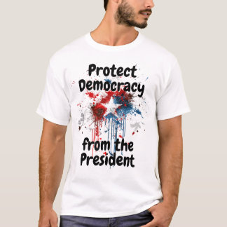 ド保護ルドンドトランプ大統領の民主主義 Tシャツ