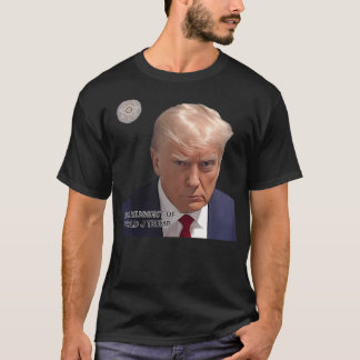 ド実在ルドJトランプのポスターのマグショット Tシャツ
