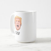 ド怒ナルドトランプカスタム コーヒーマグカップ (正面左)