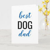 ド最高のッグパパ カード (黄色い花)