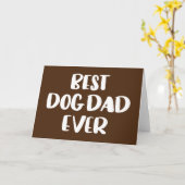 ド最高のッグパパ カード (黄色い花)